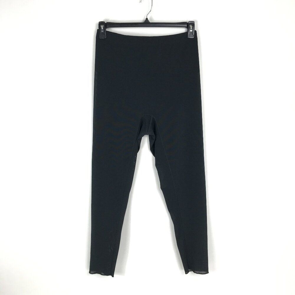 Yitty Mesh Me Smoothing High Waist Legging Women's XL Iconic Black Sheer Shaping